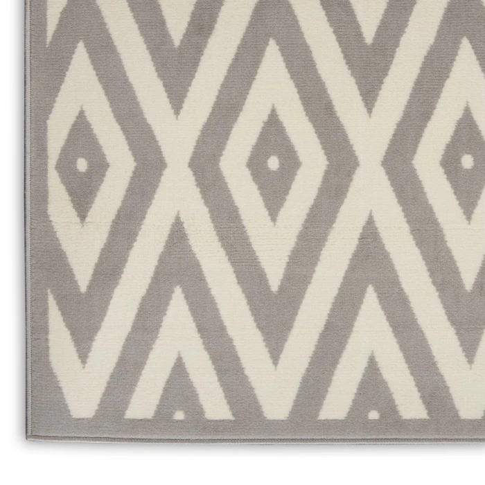 Nourison Grafix Area Rug GRF18-White/Grey