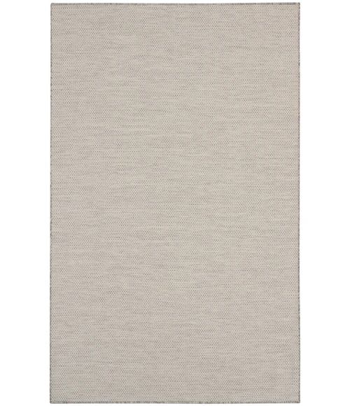 Nourison Courtyard Ivory Silver COU01 10 ft. Square Rug