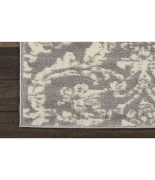 Nourison Jubilant Grey JUB09 2 ft. X 6 ft. Rectangle Rug