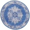 Nourison Home Whimsicle WHS03 Navy 5 ft. Round Area Rug
