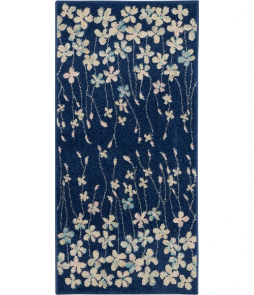 Nourison Tranquil Area Rug TRA04-Navy