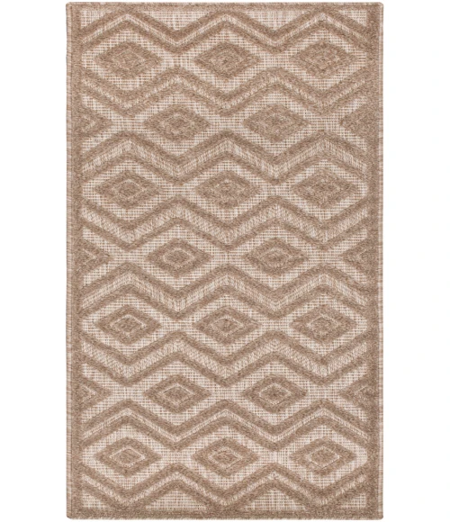 Nourison Versatile Natural Beige NRV01 2 ft. X 6 ft. Rectangle Rug