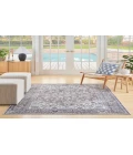 Nicole Curtis Machine Washable Series 1 Olive Ivory SR104 6 ft. X 9 ft. Rectangle Rug