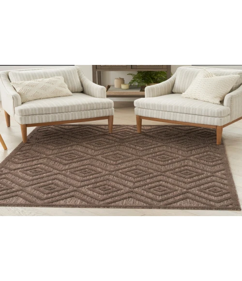 Nourison Versatile Brown NRV01 4 ft. X 6 ft. Rectangle Rug