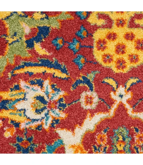 Nourison Allur Area Rug ALR03-Red Multicolor
