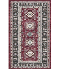Nourison Home Fulton FUL03 Red 1 ft. 10 in. X 5 ft. Area Rug