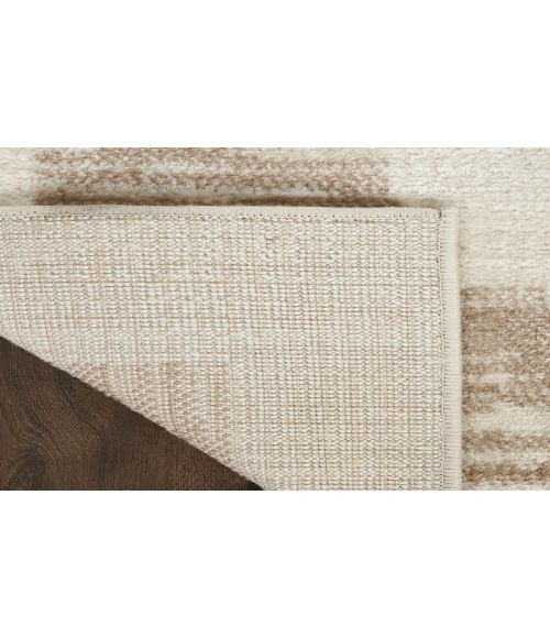 Nourison Serenity Home Mocha Ivory SRH07 7 ft. 10 in. X 9 ft. 10 in. Rectangle Rug
