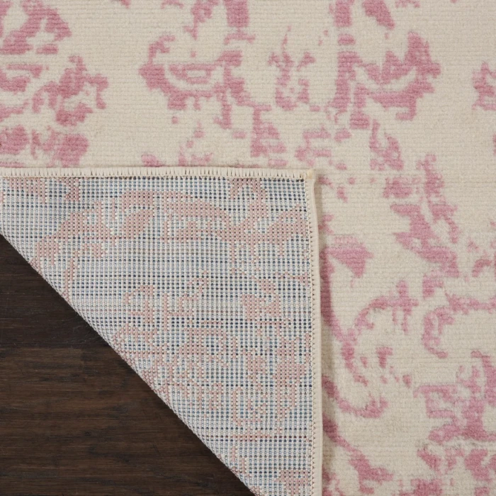 Nourison Jubilant Runner Area Rug JUB09-Ivory/Pink
