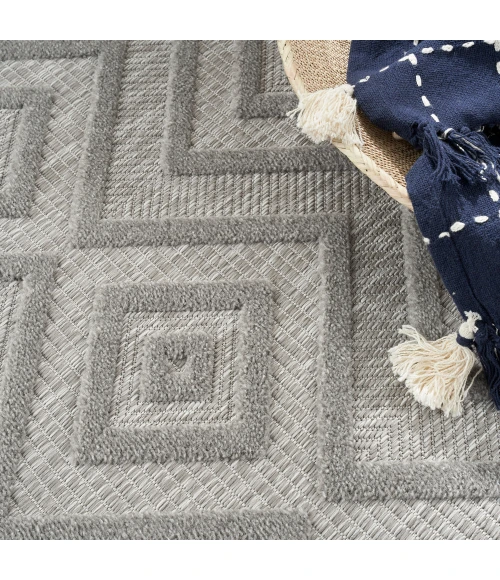 Nourison Versatile Area Rug NRV01 Silver Grey