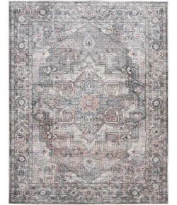 Nourison Home New Concept Washables SR101 Grey 7 ft. 10 in. X 9 ft. 10 in. Area Rug