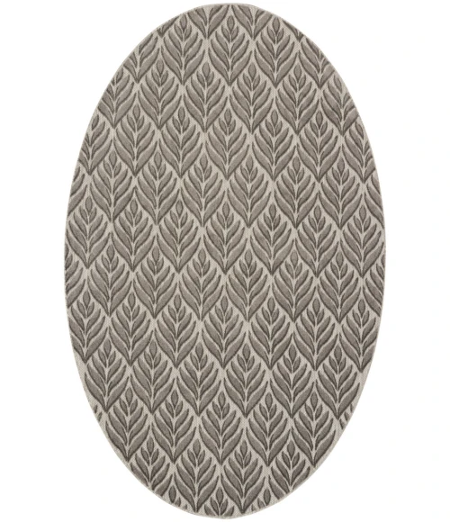 Nourison Aloha Charcoal ALH35 7’10” Round Rug