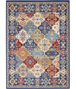 Nourison Home Grafix GRF31 Multicolor 3 ft. 9 in. X 5 ft. 9 in. Area Rug
