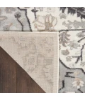 Nourison Elation Area Rug ETN09 Ivory Grey 7'10" x 9'10"