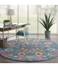 Nourison Passion Round Area Rug PSN01-Denim