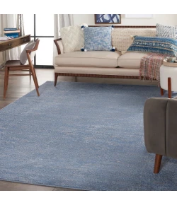 Nourison Home Nourison Essentials NRE01 Blue/Grey 10 ft. X 14 ft. Area Rug
