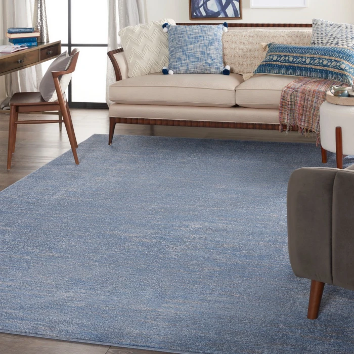 Nourison Nourison Essentials Blue/Grey Area Rug NRE01 Blue/Grey 10' x 14'