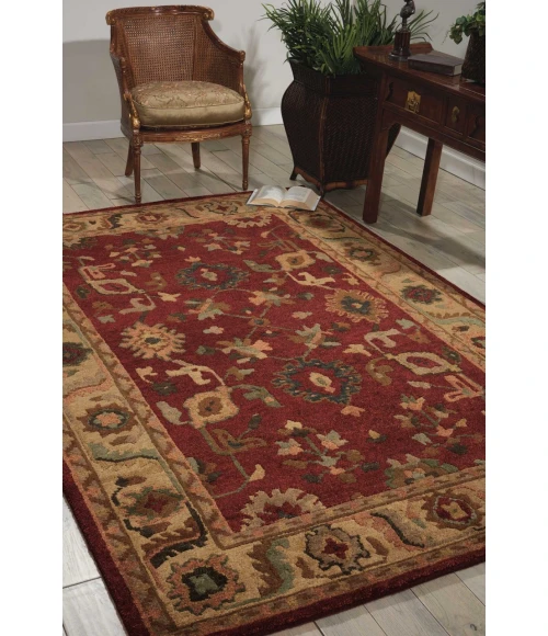 Nourison Tahoe Area Rug TA08-Red