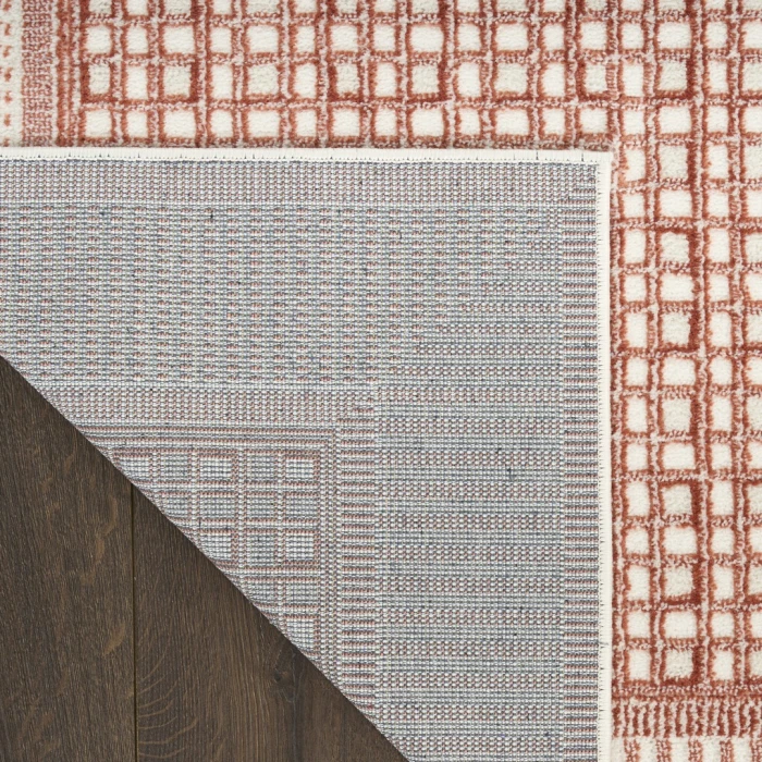 Nourison Nordic Brick Ivory NRC03 10ft. x 14ft. Rect. Rug