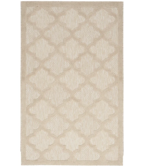 Nourison Easy Care Cream NES01 2 ft. X 4 ft. Rectangle Rug