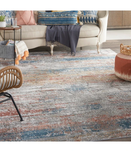 Nourison Rustic Textures Area Rug RUS11-Multicolor