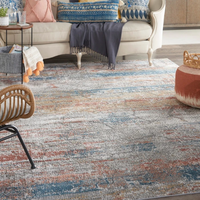Nourison Rustic Textures Area Rug RUS11-Multicolor