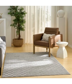 Nourison Home Serenity Home SRH09 Grey 6 ft. X 9 ft. Area Rug
