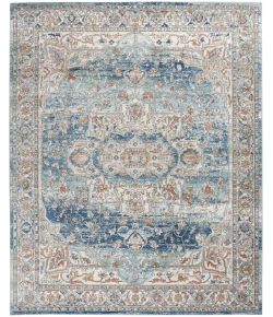 Nourison Home Quarry QUA11 Ivory Blue 6 ft. 7 in. X 9 ft. 6 in. Area Rug
