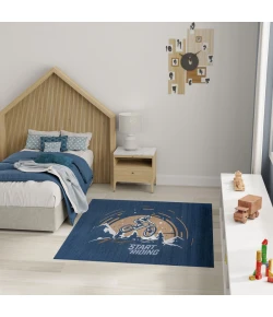 Nourison Home Imagination IMA23 Blue 3 ft. 5 in. X 5 ft. Area Rug