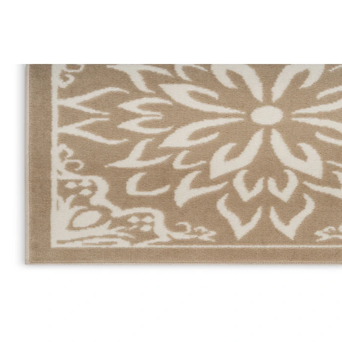 Nourison Jubilant Taupe JUB06 5 ft. 3 in. X 7 ft. 3 in. Rectangle Rug