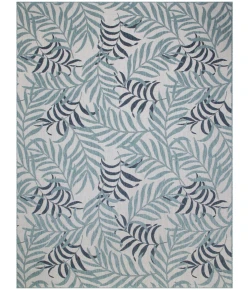 Nourison Home Garden Oasis GOA01 Blue 10 ft. X 14 ft. Area Rug