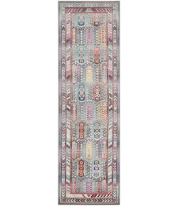 Nourison Home Vintage Kashan VKA06 Grey/Multi 2 ft. X 6 ft. Area Rug