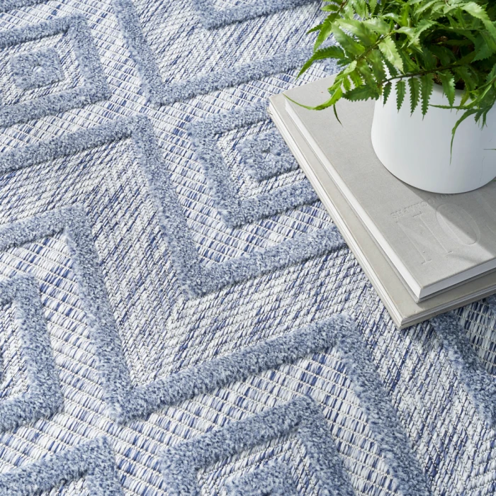 Nourison Versatile Area Rug NRV01 Denim Blue