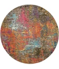 Nourison Celestial Round Area Rug CES14-Sunset