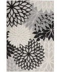Nourison Aloha Indoor/Outdoor Area Rug ALH05-Black White