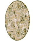 Nourison Aloha Ivory Green ALH17 5 ft. 3 in. Round Rug