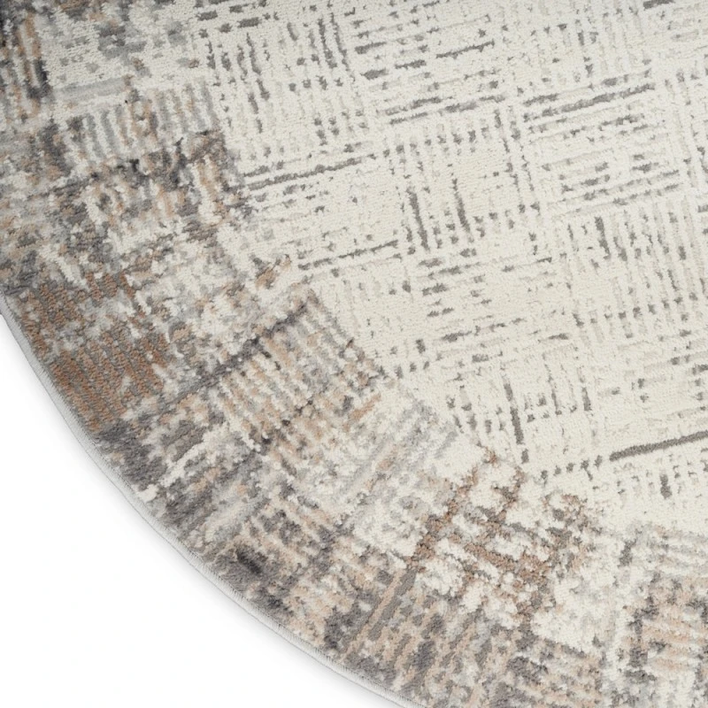 Nourison Elation Area Rug ETN05 Ivory Grey