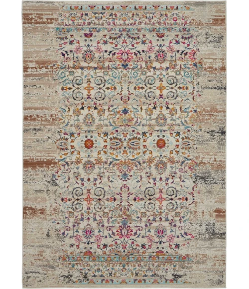 Nourison Vintage Kashan Area Rug VKA02-Ivory