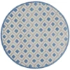 Nourison Home Aloha ALH26 Blue Grey 4 ft. Round Area Rug