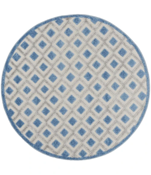 Nourison Aloha Area Rug ALH26-Blue/Grey