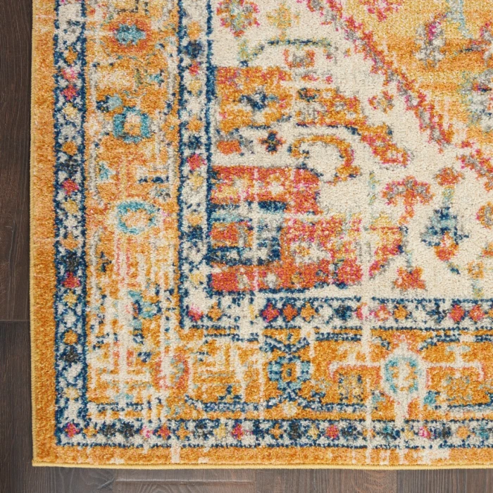 Nourison Passion Area Rug PSN23-Ivory/Yellow
