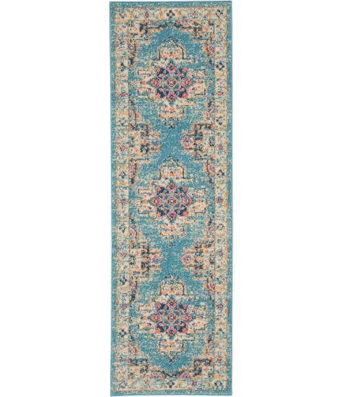 Nourison Passion Runner Area Rug PSN03-Light Blue