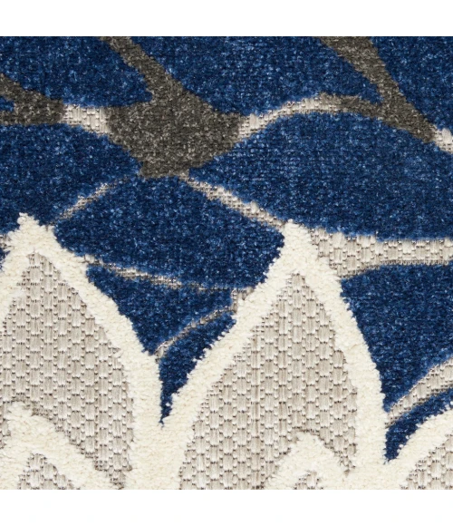 Nourison Aloha Area Rug ALH05-Blue/Multicolor