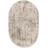 Nourison Home Quarry QUA01 Beige Grey 6 ft. X 9 ft. Oval Area Rug