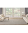 Nourison Courtyard Ivory/Charcoal COU01 6 ft. Square Rug