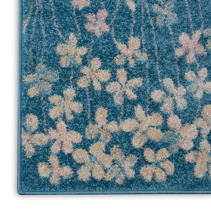 Nourison Tranquil Area Rug TRA04-Turquoise