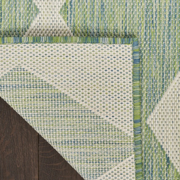 Nourison Positano Blue Green POS04 12ft. x 15ft. Rect. Rug