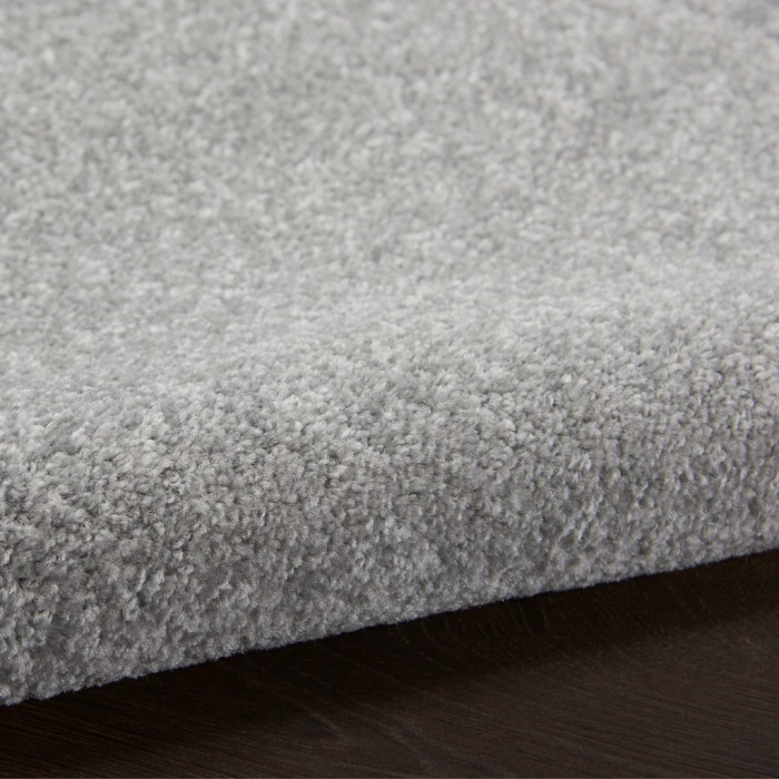 Nourison Essentials Silver Grey Area Rug NRE01-Silver Grey