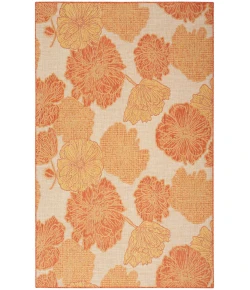 Nourison Home Garden Oasis GOA04 Coral 4 ft. X 6 ft. Area Rug