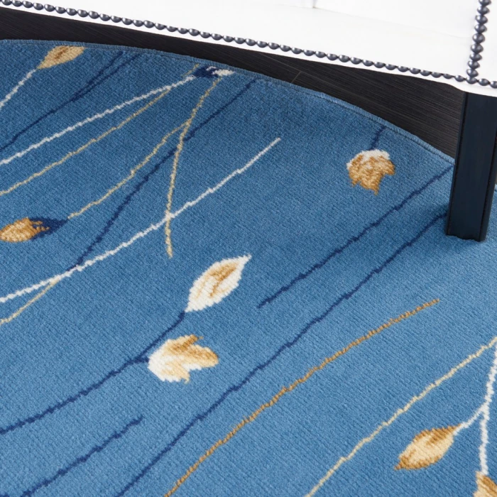 Nourison Grafix Round Area Rug GRF15-Light Blue