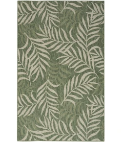 Nourison Home Garden Oasis GOA01 Green Ivory 4 ft. X 6 ft. Area Rug